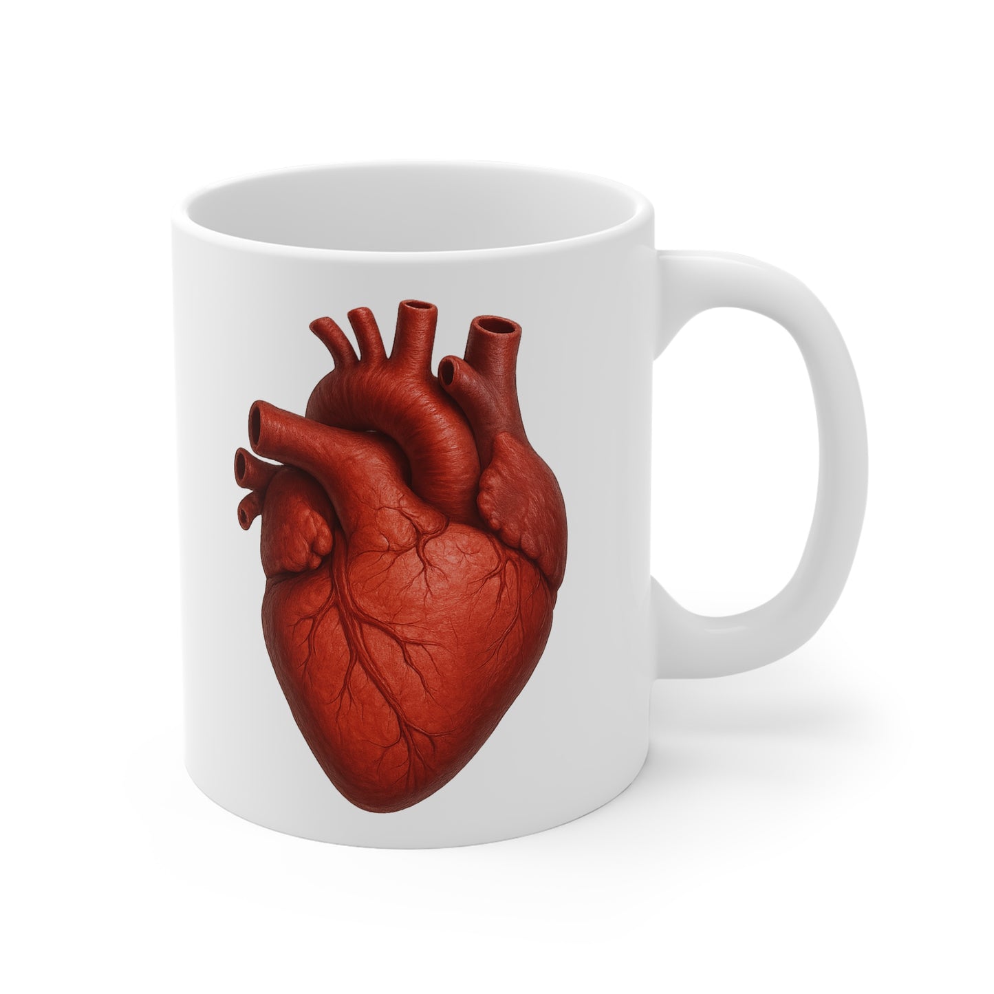 Human Heart Mug - White