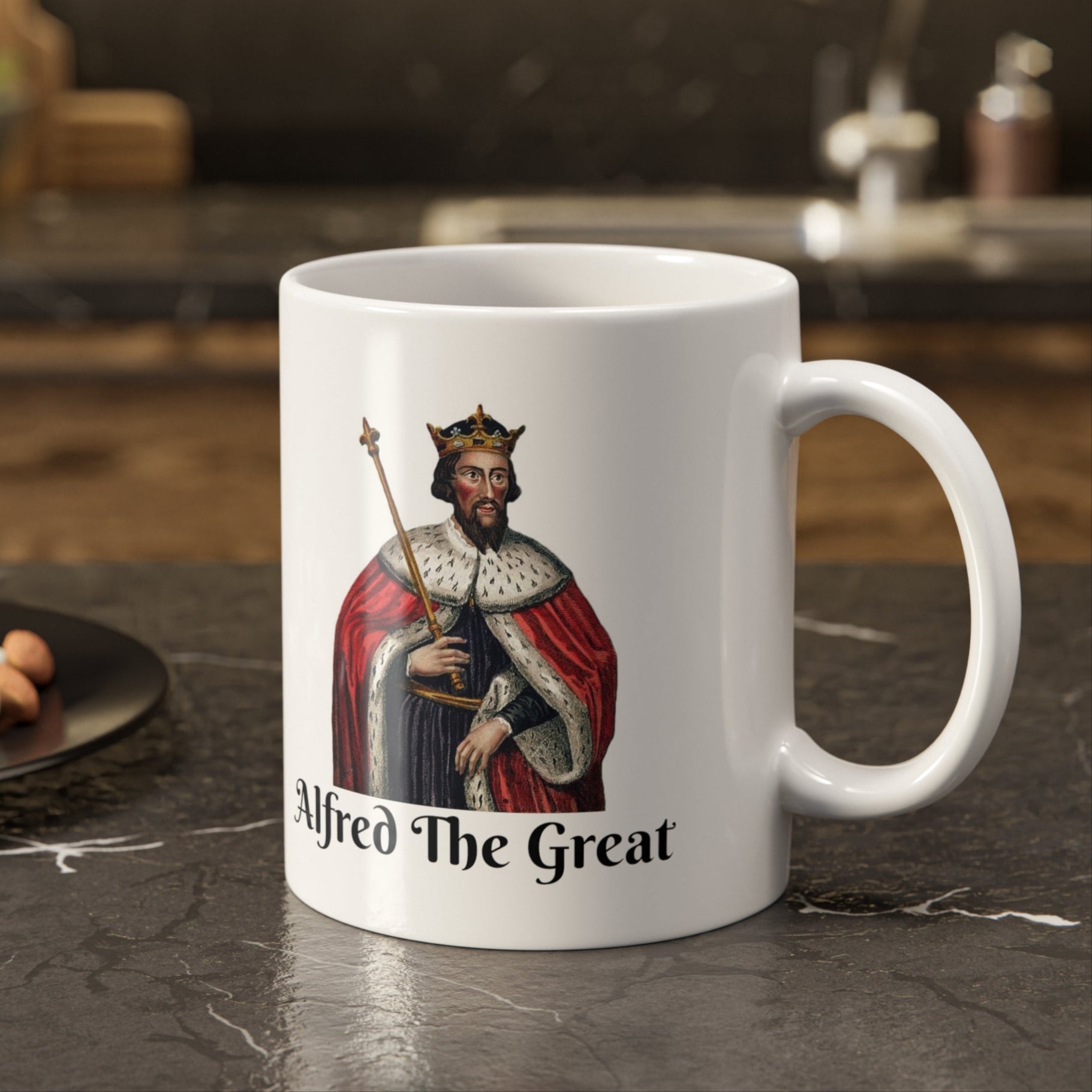 King Alfred the Great Mug | Medieval History Gift | Haunted Bunny