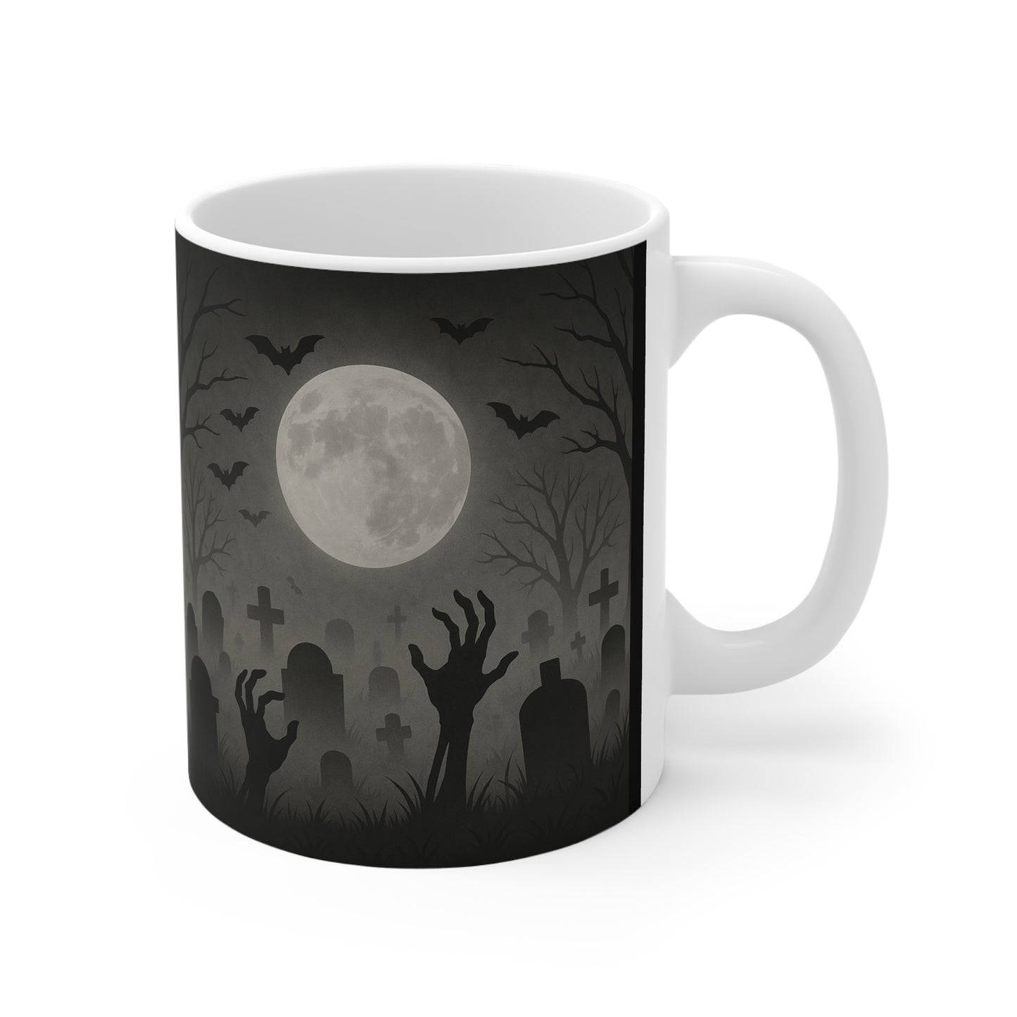 Spooky Graveyard Mug