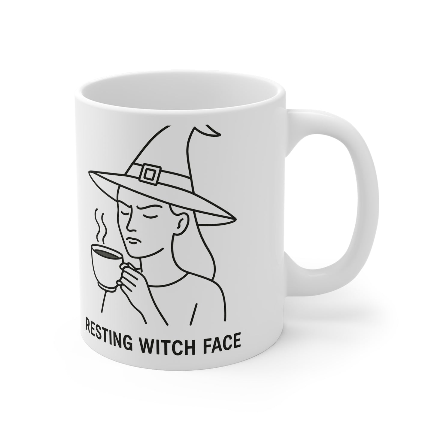 Resting Witch Face Coffee Mug