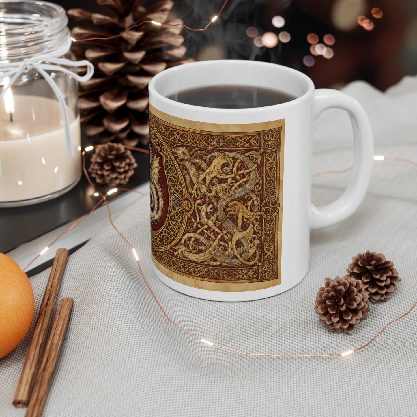 Kingdom of Wessex Mug — Anglo-Saxon Heraldic History Gift