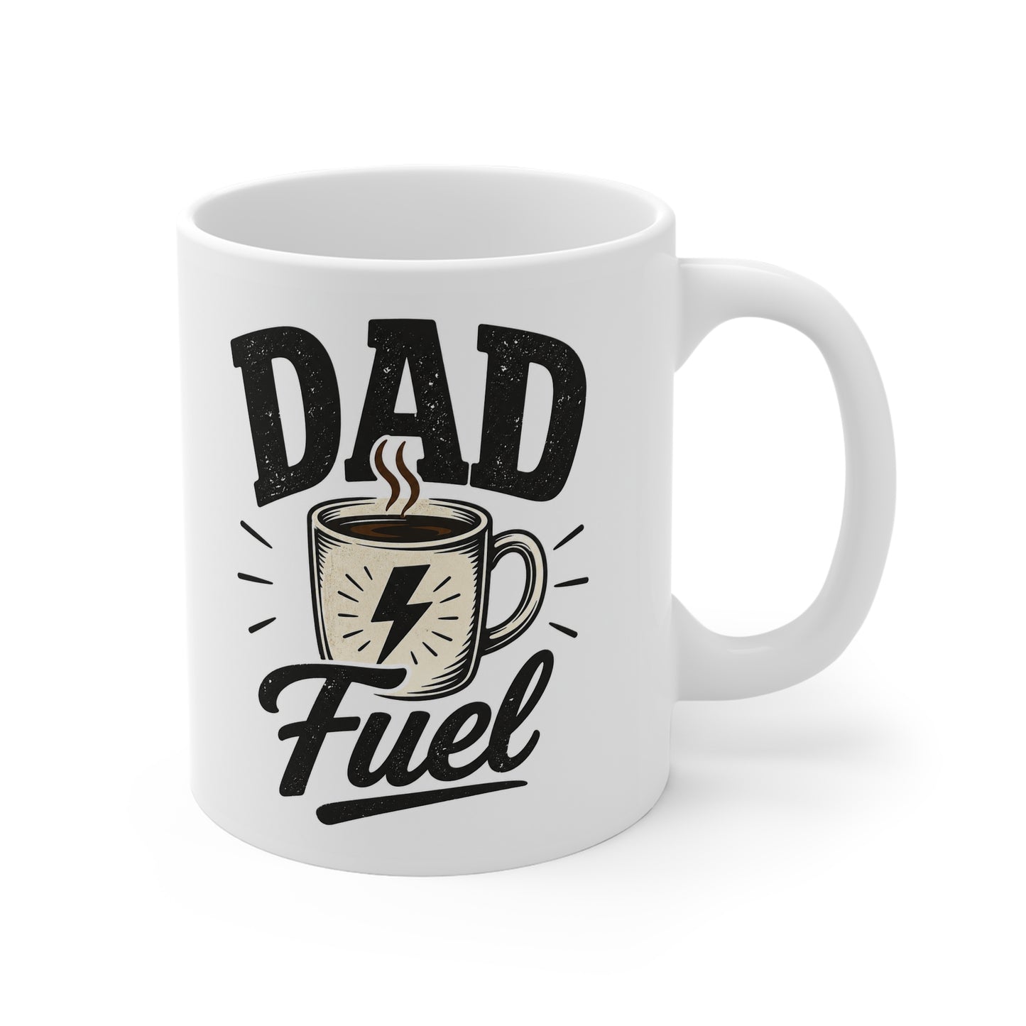 Dad Fuel Coffee Mug — Funny Father's Day Gift for Coffee Loving Dads