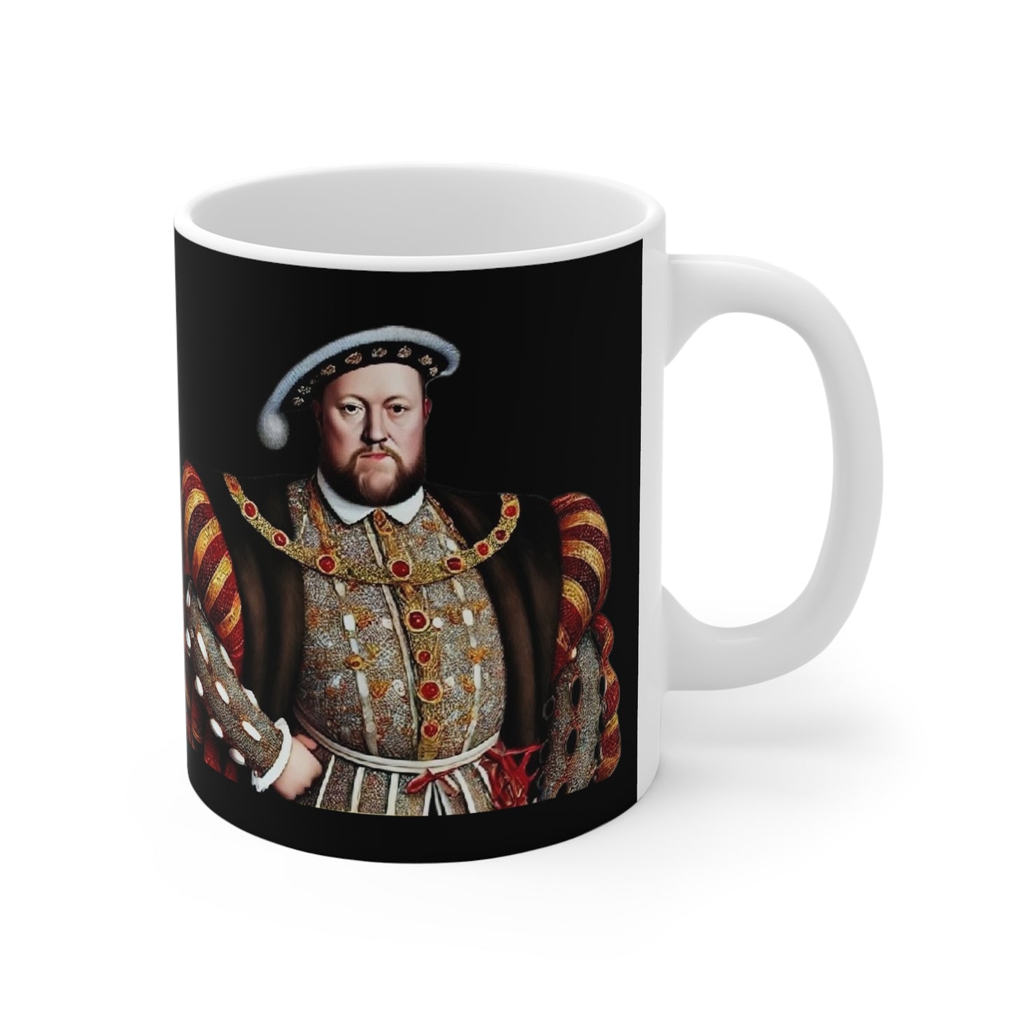 Black Henry VIII Portrait Mug