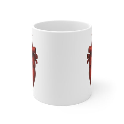 Human Heart Mug - White