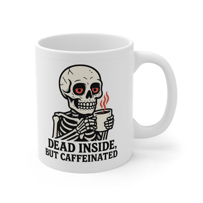 Skeleton Coffee Mug, Halloween Gift