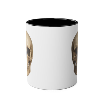 Two Tone Skull Coffee Mug