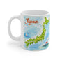 Japan Atlas Mug — Travel Gift for Japan Lovers & Expats