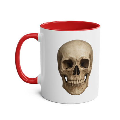 Two Tone Skull Coffee Mug