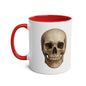Two Tone Skull Coffee Mug