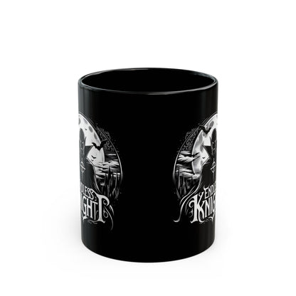 Endless Knight Logo Black Mug — Gothic Gift for Dark Aesthetic Fans