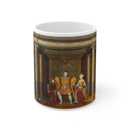 Henry VIII & Family Mug – Tudor Royal Portrait Coffee Cup