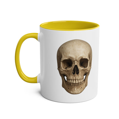 Two Tone Skull Coffee Mug
