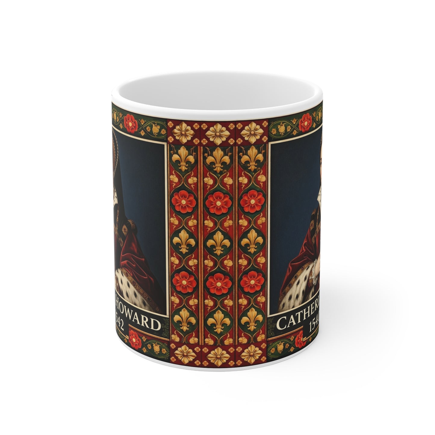 Catherine Howard Portrait Mug — Tudor History Gift for History Lovers