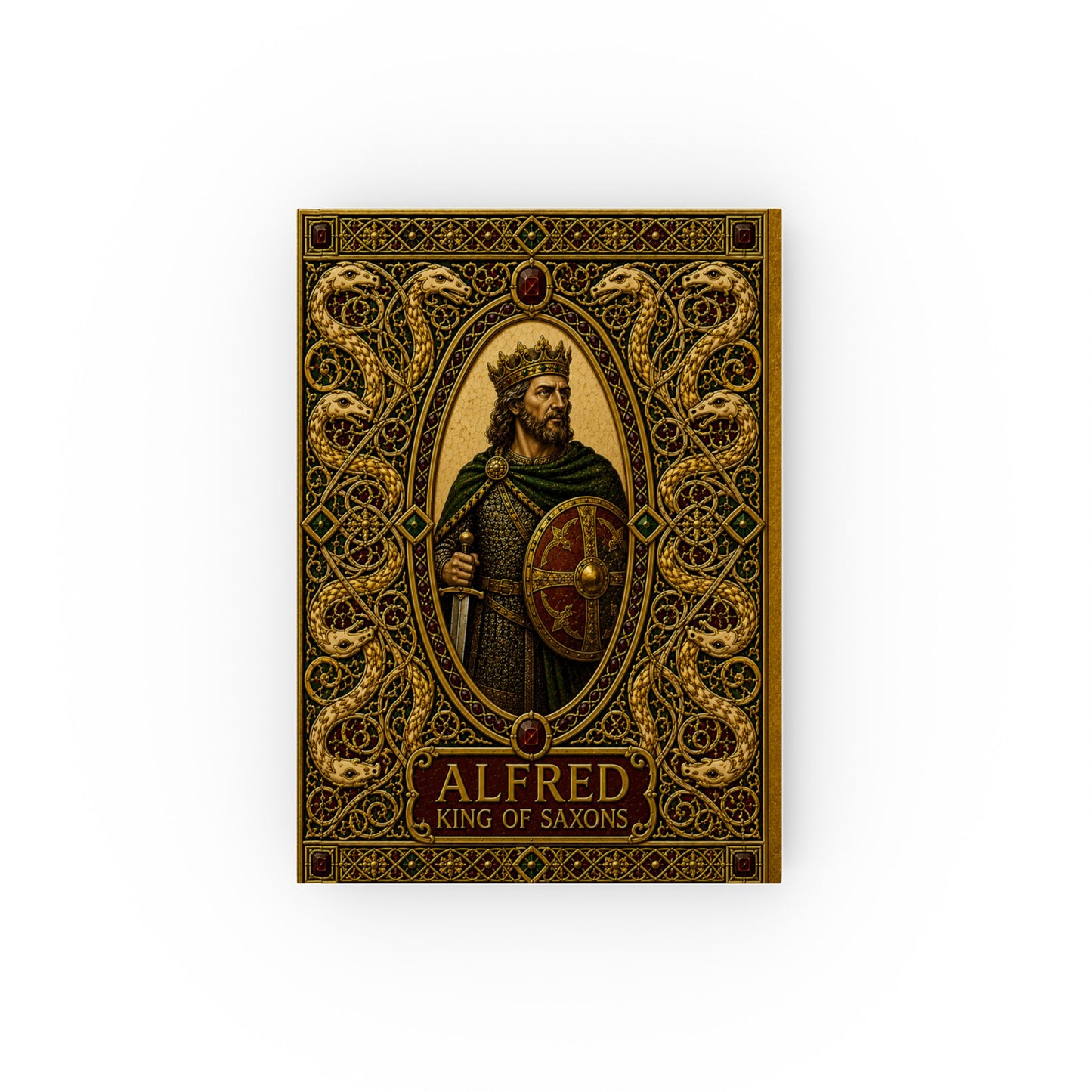 Alfred the Great Hardback Journal — Anglo-Saxon History Gift for Writers & Historians