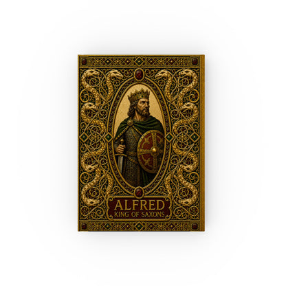 Alfred the Great Hardback Journal — Anglo-Saxon History Gift for Writers & Historians