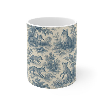 Fox Themed: Toile de Jouy Coffee Mug
