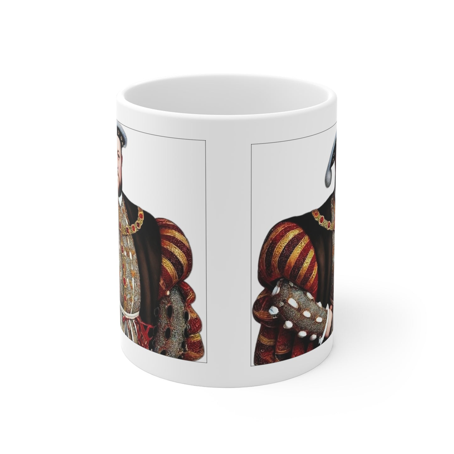 White Henry VIII Portrait Mug