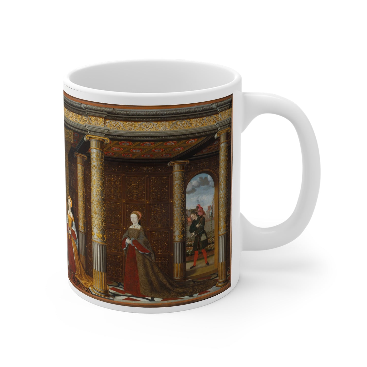 Henry VIII & Family Mug – Tudor Royal Portrait Coffee Cup