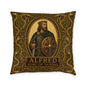 Alfred the Great Saxon King Cushion — Regal History Gift Throw Pillow