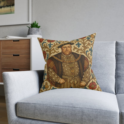 Henry VIII Tudor Rose Cushion — Regal History Gift Throw Pillow