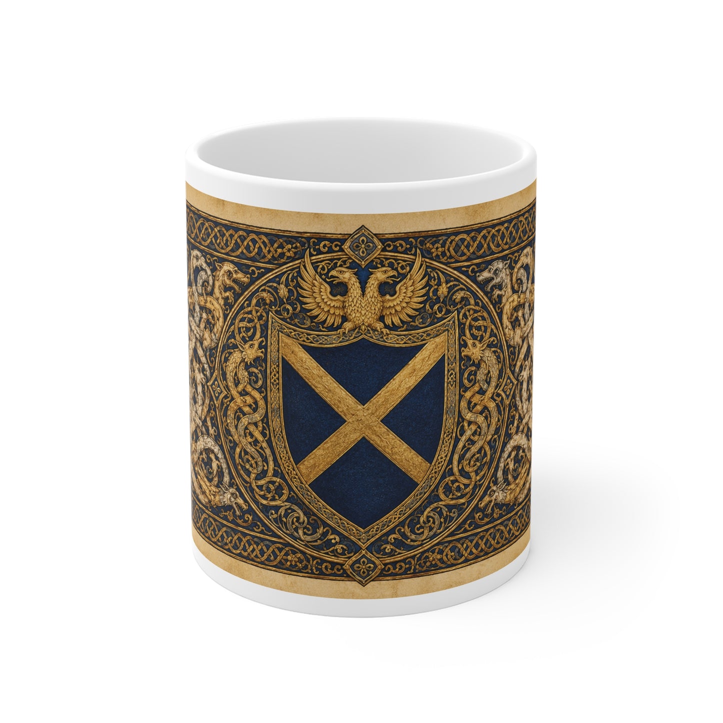 Kingdom of Mercia Mug — Anglo-Saxon Heraldic History Gift