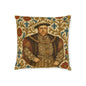 Henry VIII Tudor Rose Cushion — Regal History Gift Throw Pillow