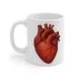 Human Heart Mug - White