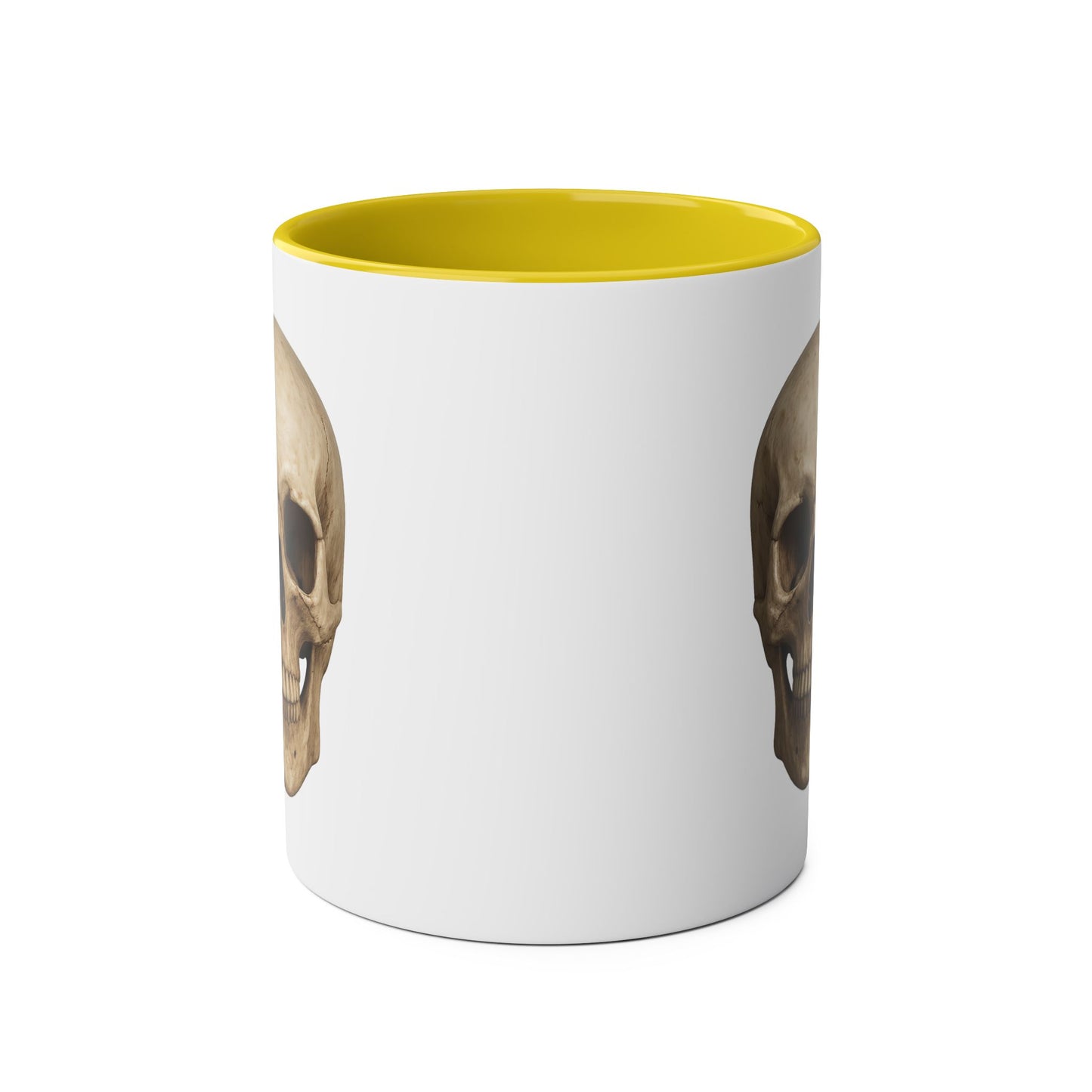 Two Tone Skull Coffee Mug