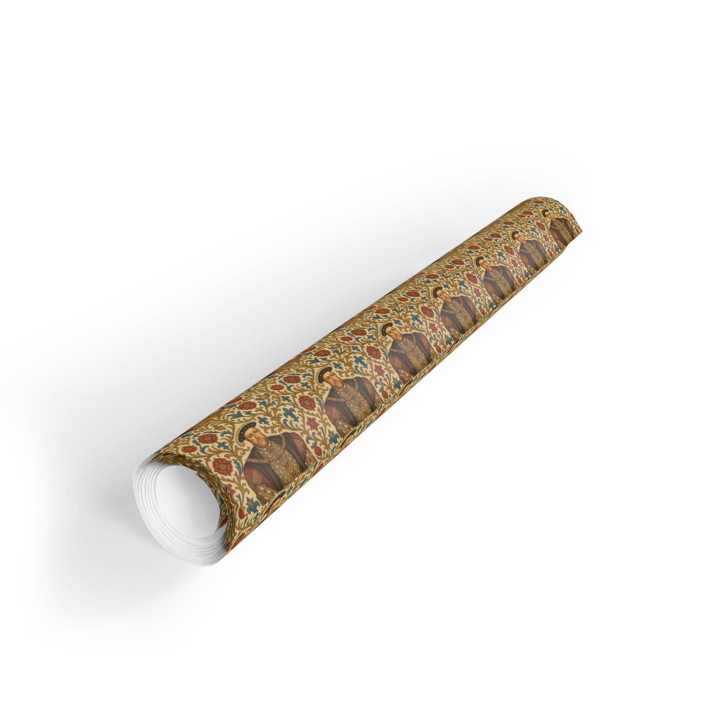 Henry VIII Tudor Rose Christmas Wrapping Paper
