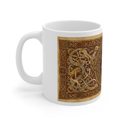 Kingdom of Wessex Mug — Anglo-Saxon Heraldic History Gift