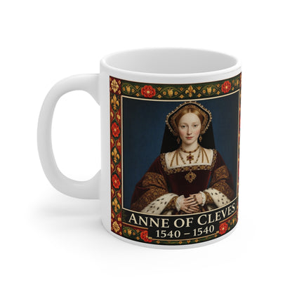 Anne of Cleves Portrait Mug — Tudor History Gift for History Lovers