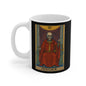 Justice Skeleton Tarot Card Mug
