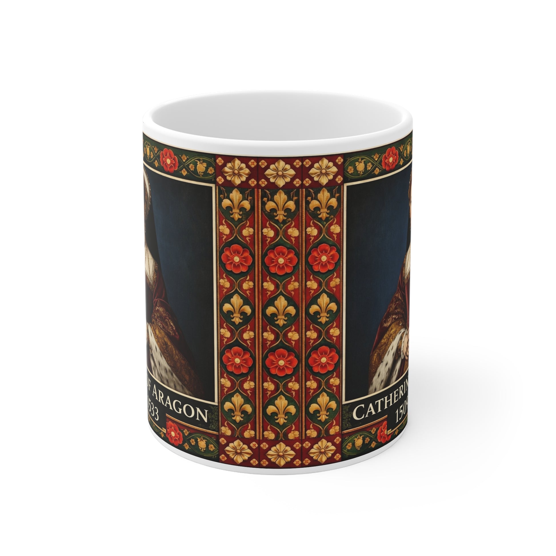 Catherine of Aragon Portrait Mug — Tudor History Gift for History Lovers