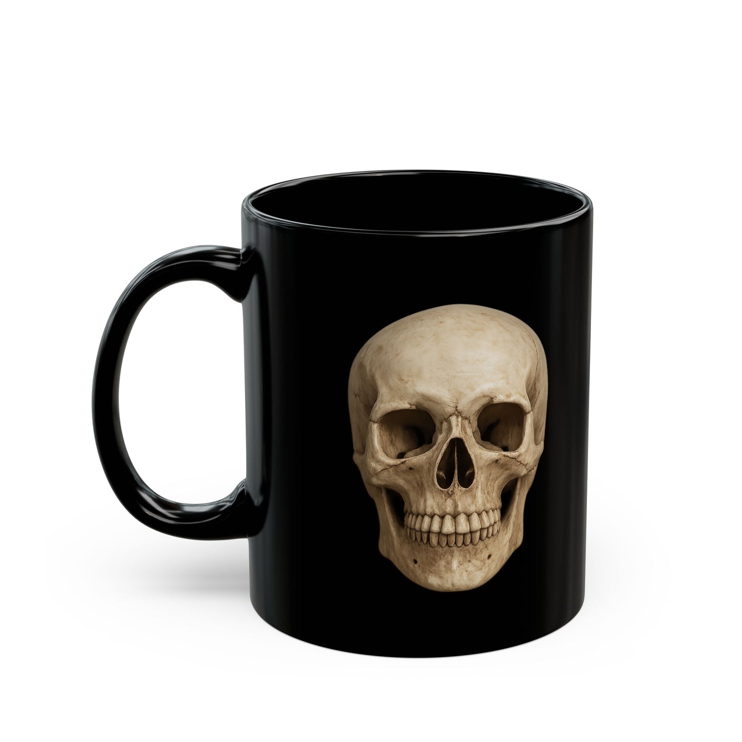 Black Skull Coffee Mug