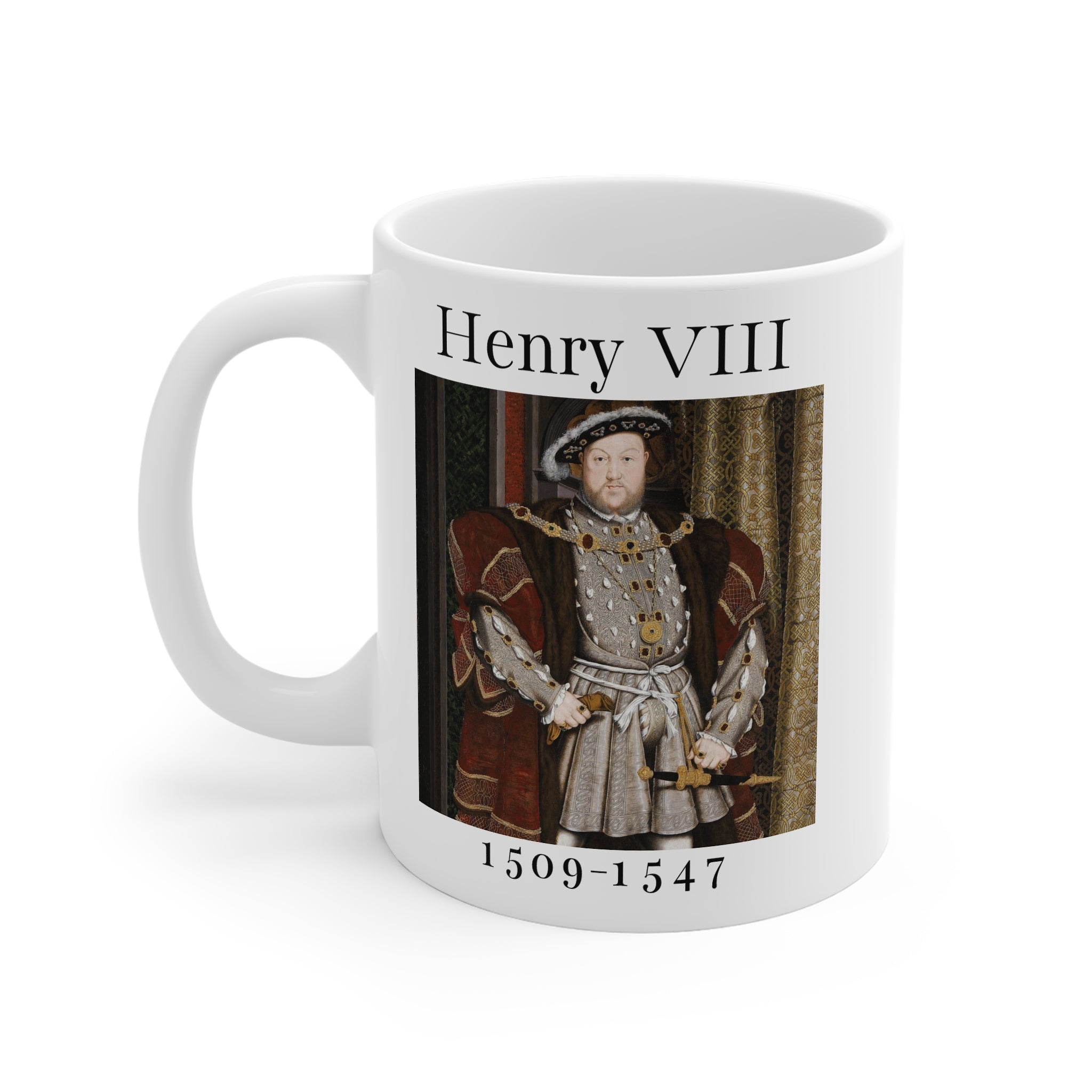 Henry VIII Historical Portrait Mug | Classic Tudor Gift | Haunted