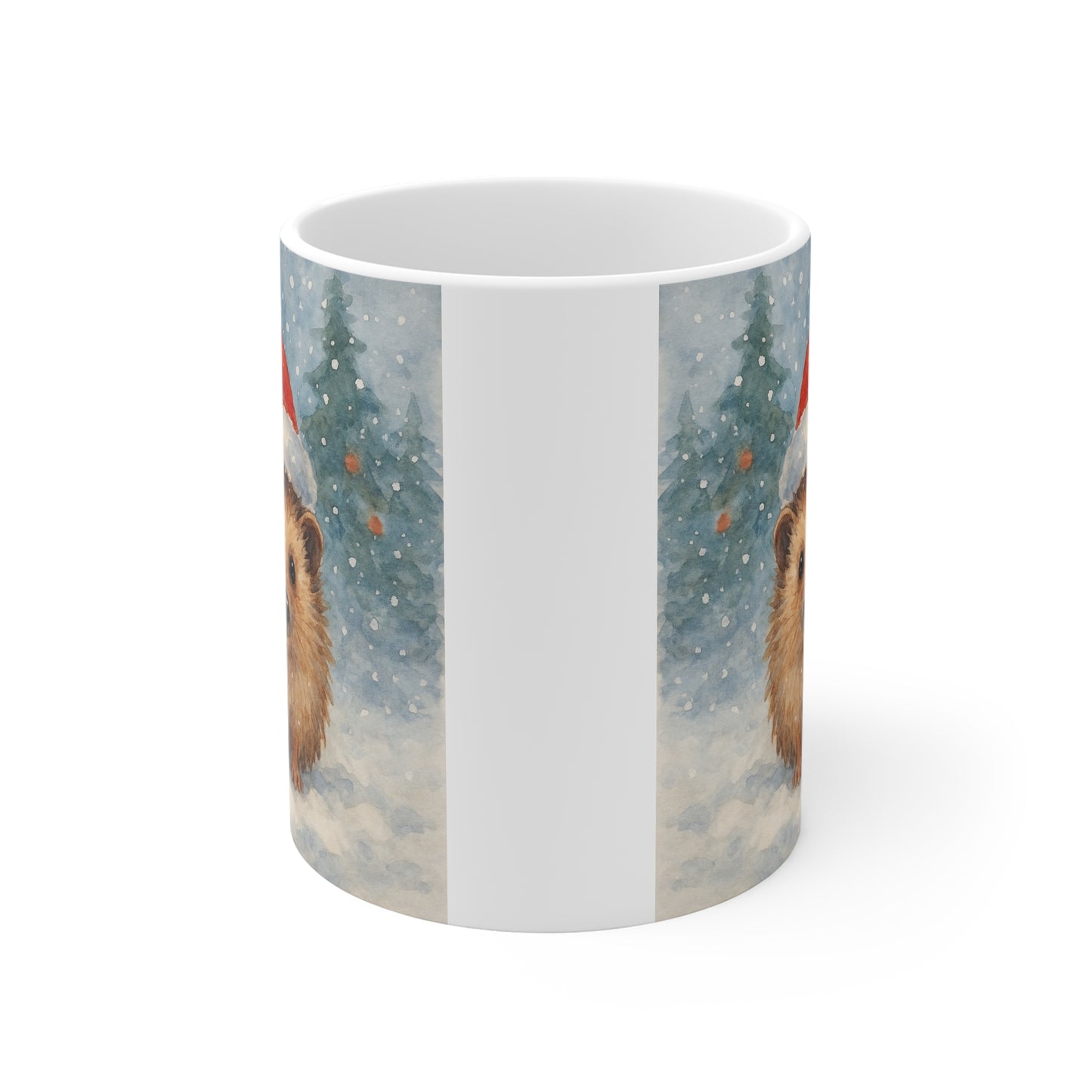Christmas Hedgehog Mug