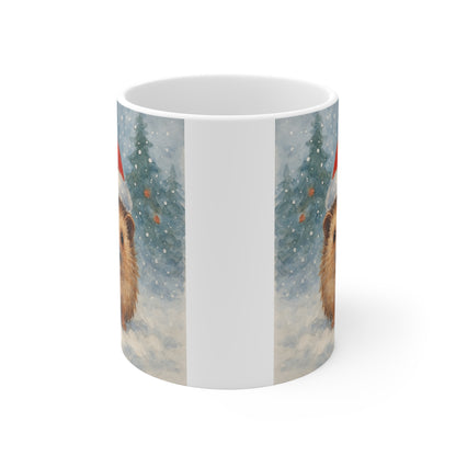 Christmas Hedgehog Mug