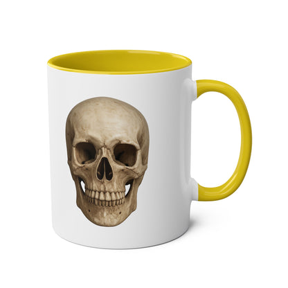 Two Tone Skull Coffee Mug