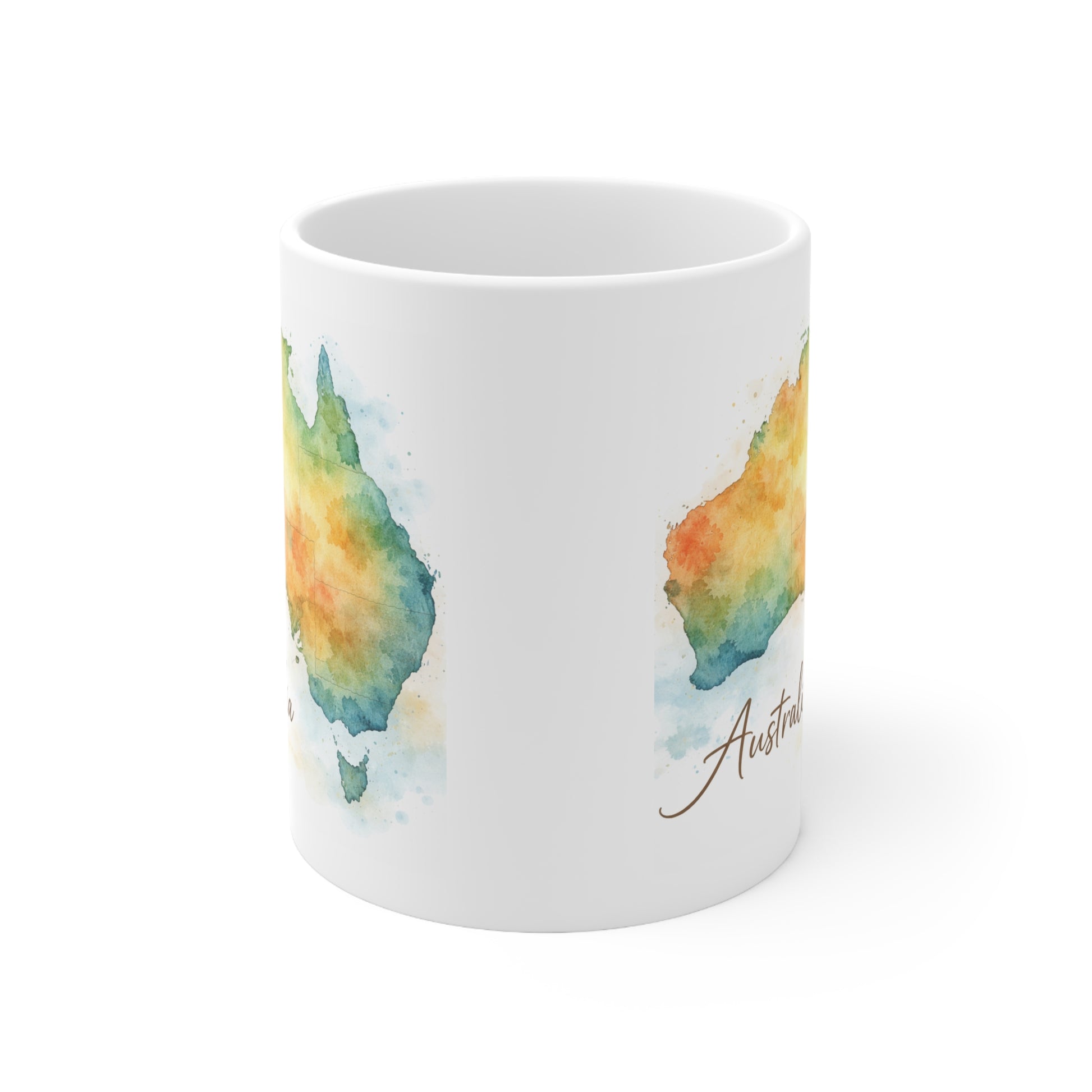 Australia Atlas Mug — Travel Gift for Aussies & Australia Lovers
