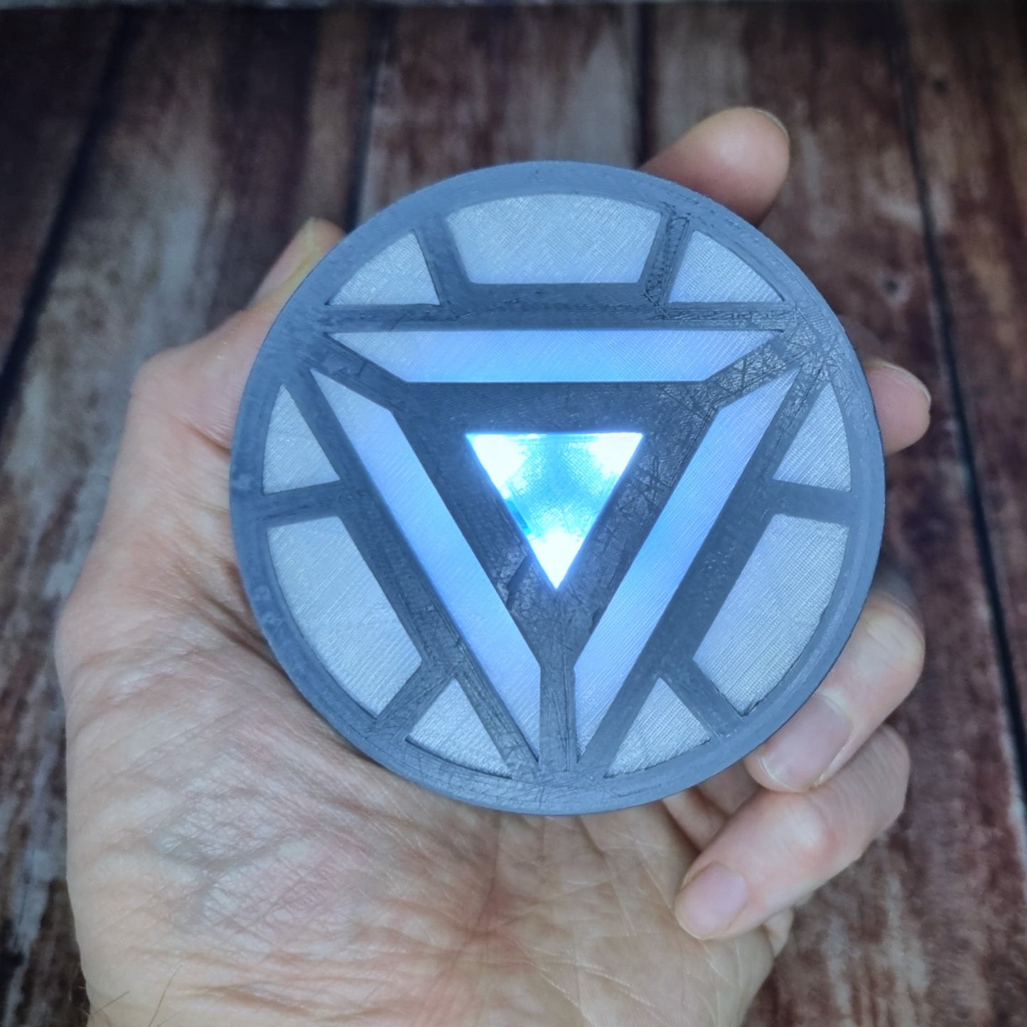 Wearable Triangle Arc Reactor - Tony Stark Cosplay Accessory