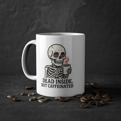 Skeleton Coffee Mug, Halloween Gift