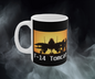 F-14 Tomcat Sunset Coffee Mug