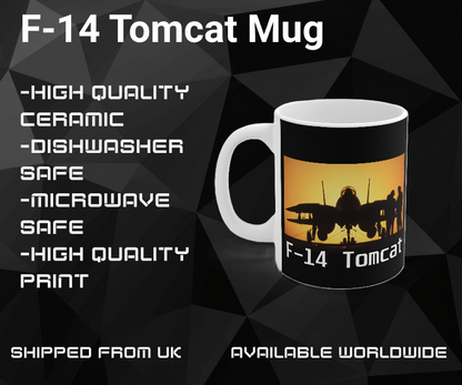 F-14 Tomcat Sunset Coffee Mug