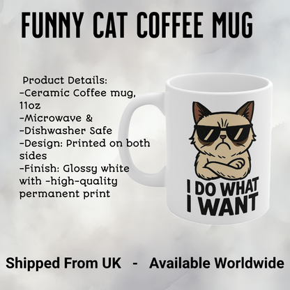 Funny Cat Coffee Mug