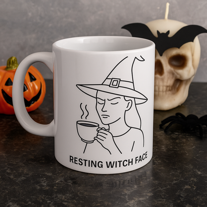 Resting Witch Face Coffee Mug
