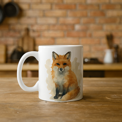 Watercolor Fox Mug