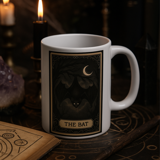 The Bat Tarot Card Mug