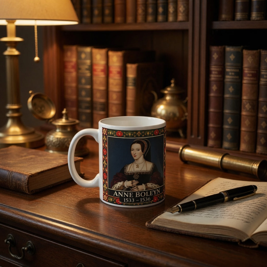 Anne Boleyn Portrait Mug — Tudor History Gift for History Lovers