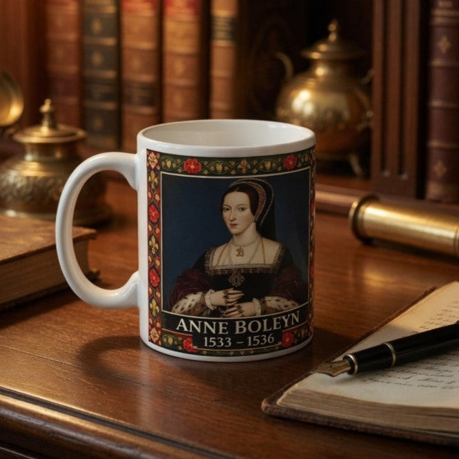 Anne Boleyn Portrait Mug — Tudor History Gift for History Lovers
