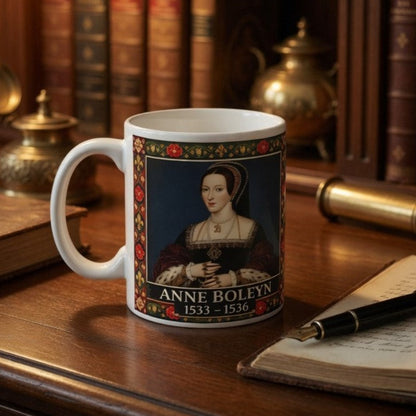 Anne Boleyn Portrait Mug — Tudor History Gift for History Lovers